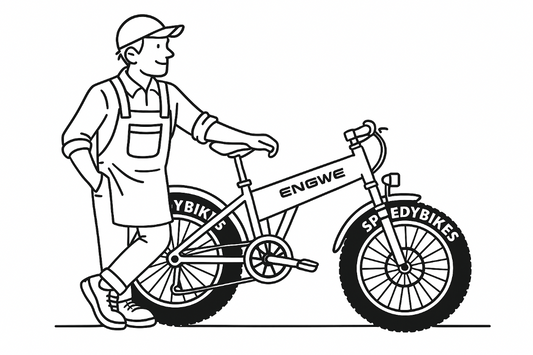 Samling af elcykel – klar til afhentning